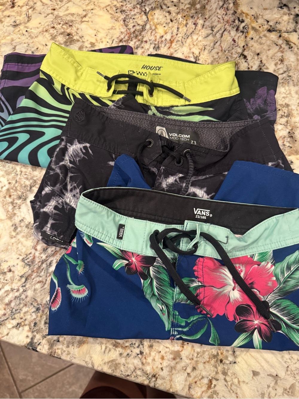 Vans, Fasthouse and Volcom boys Boardshorts size 23